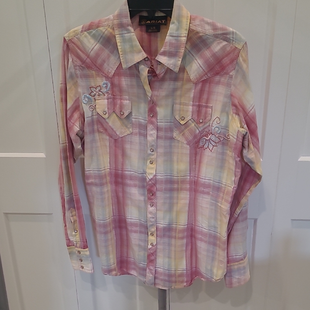 ARIAT Multicolor Plaid Western Shirt